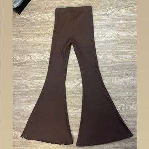 Aerie brown flare pants